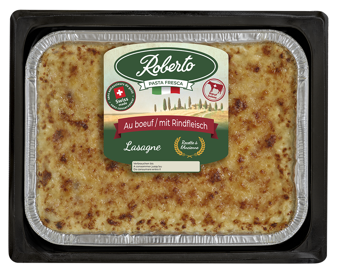 Lasagne au boeuf suisse 450g / 950g